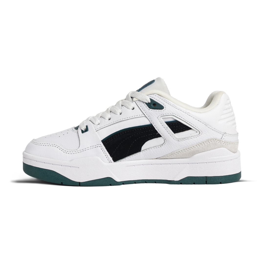 Puma Slipstream Lo Suede White Varsity Green 388634-03