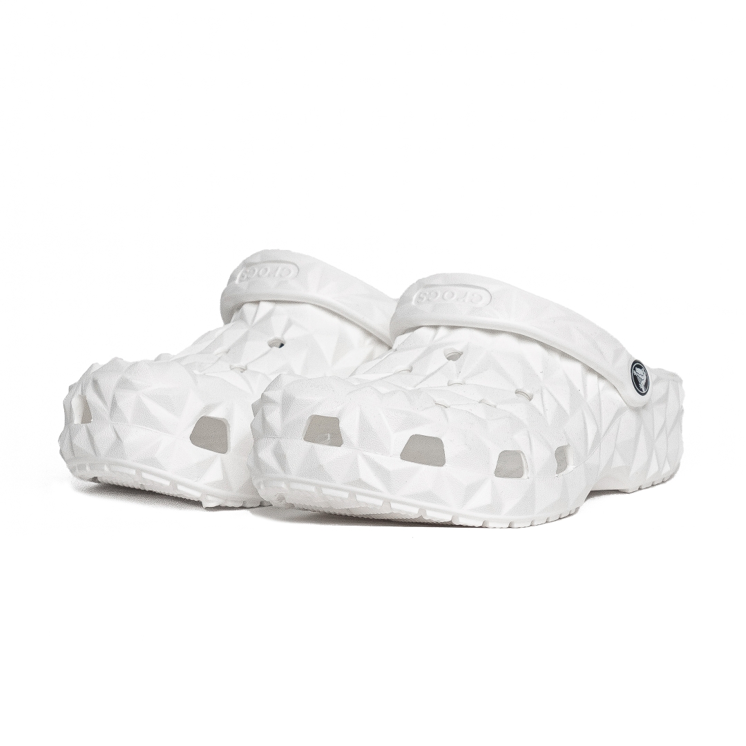 Dép Crocs Geometric Clog White