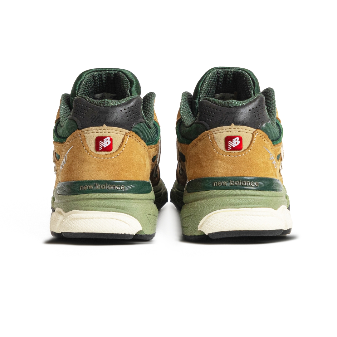 New Balance 990v3 MiUSA Teddy Santis Tan Green M990WG3