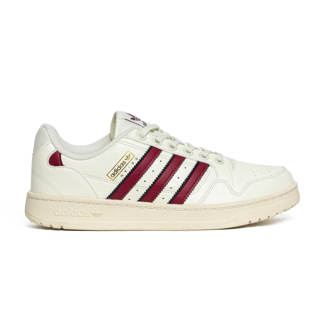 Adidas Originals Ny 90 Shoes Beige Red - H04429 