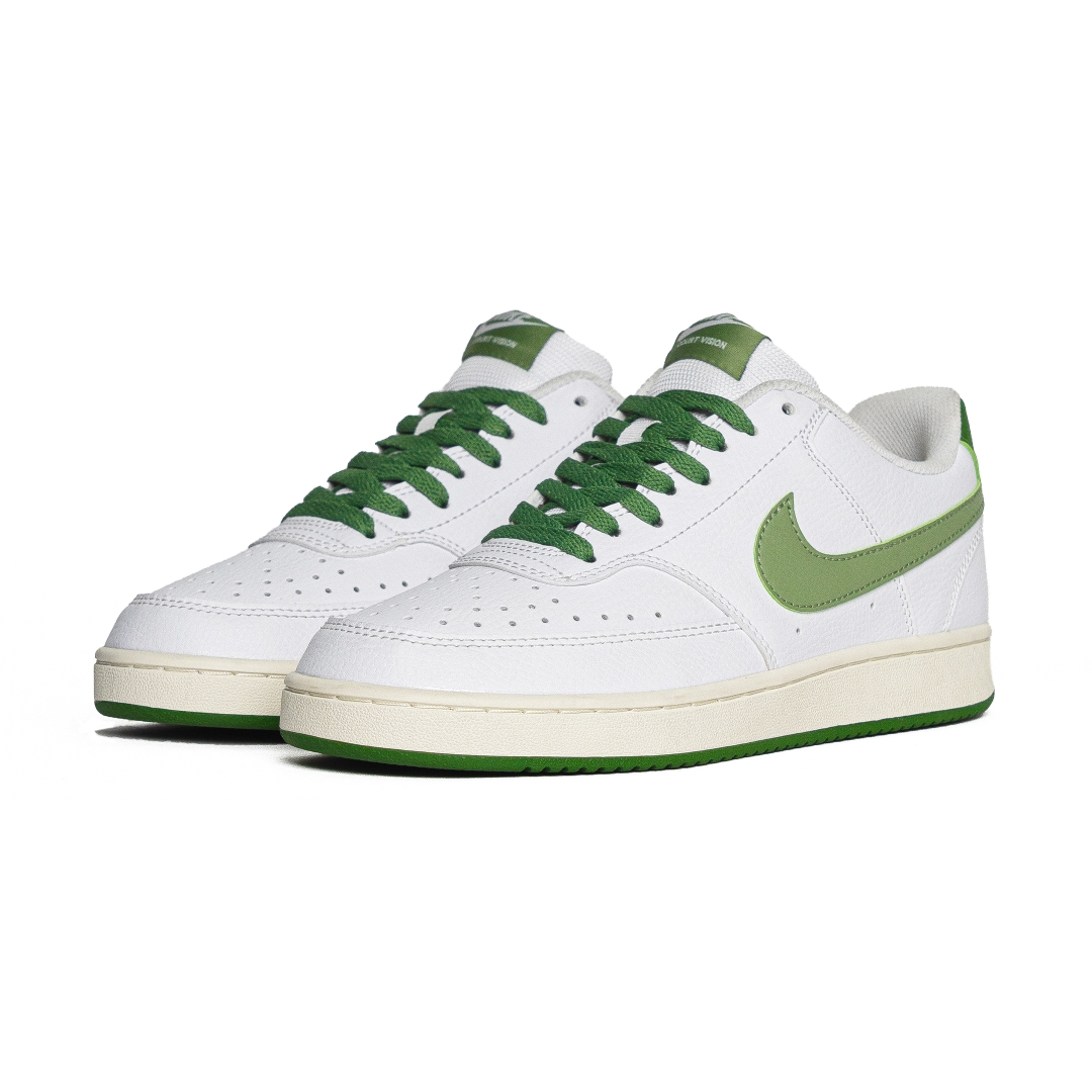 Nike Court Vision Low White Oli Green FJ5480-100