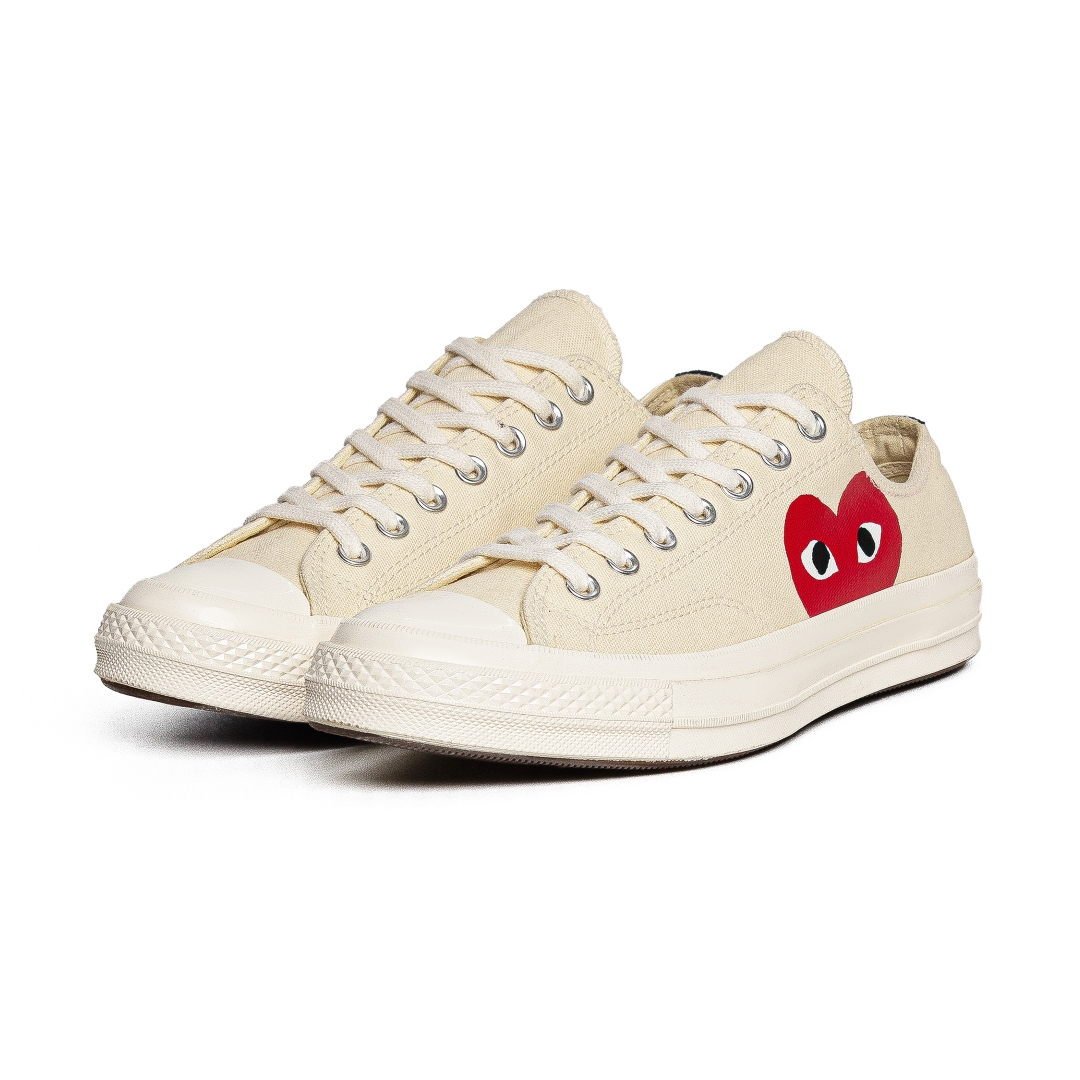Converse CDG x Chuck 70 Ox Play Cream 150207C