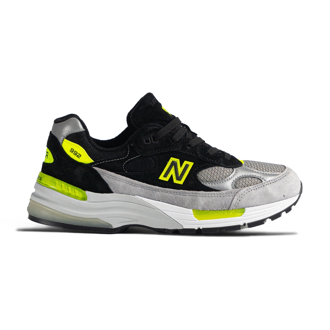 New Balance 992 MiUSA Black Grey Volt M992TQ