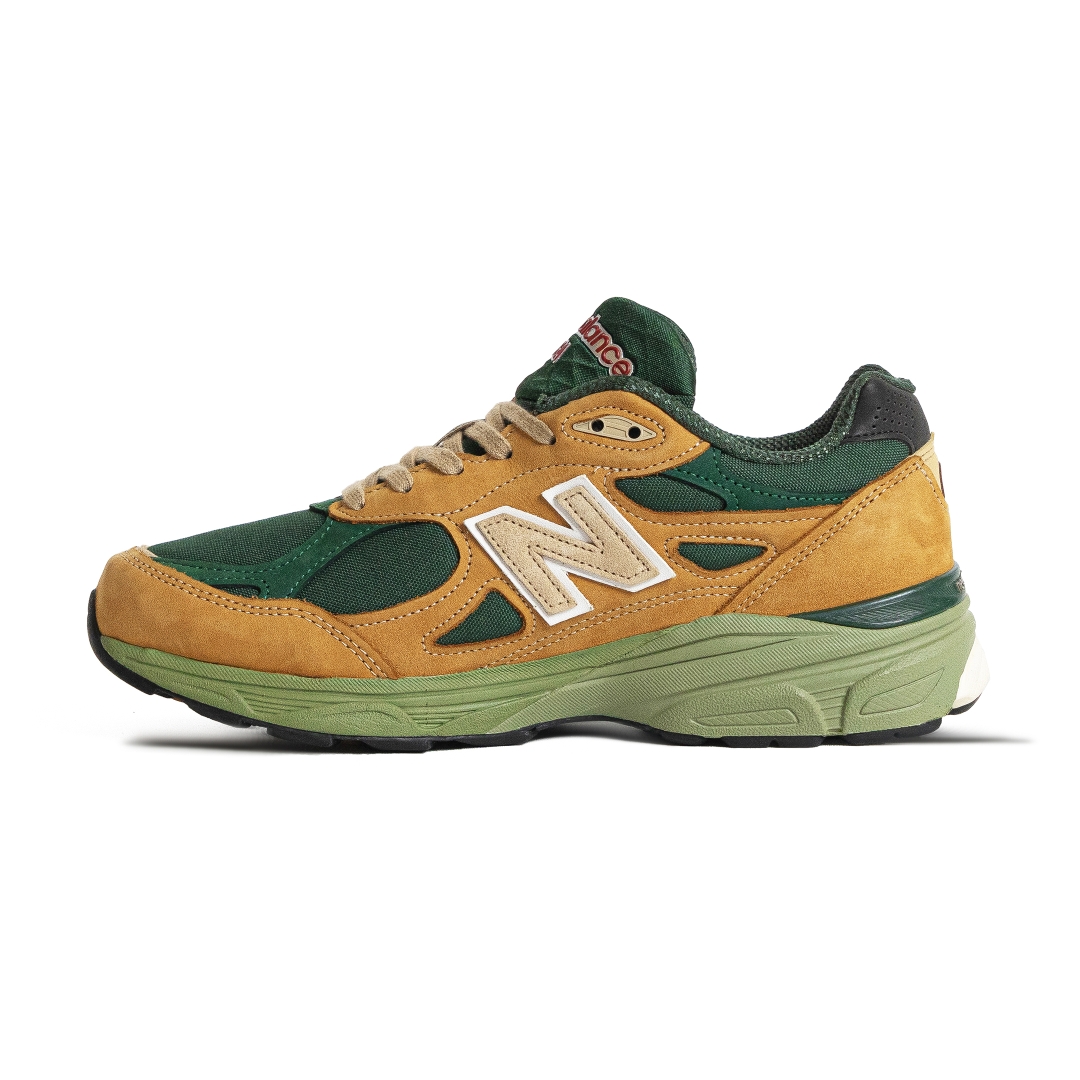 New Balance 990v3 MiUSA Teddy Santis Tan Green M990WG3