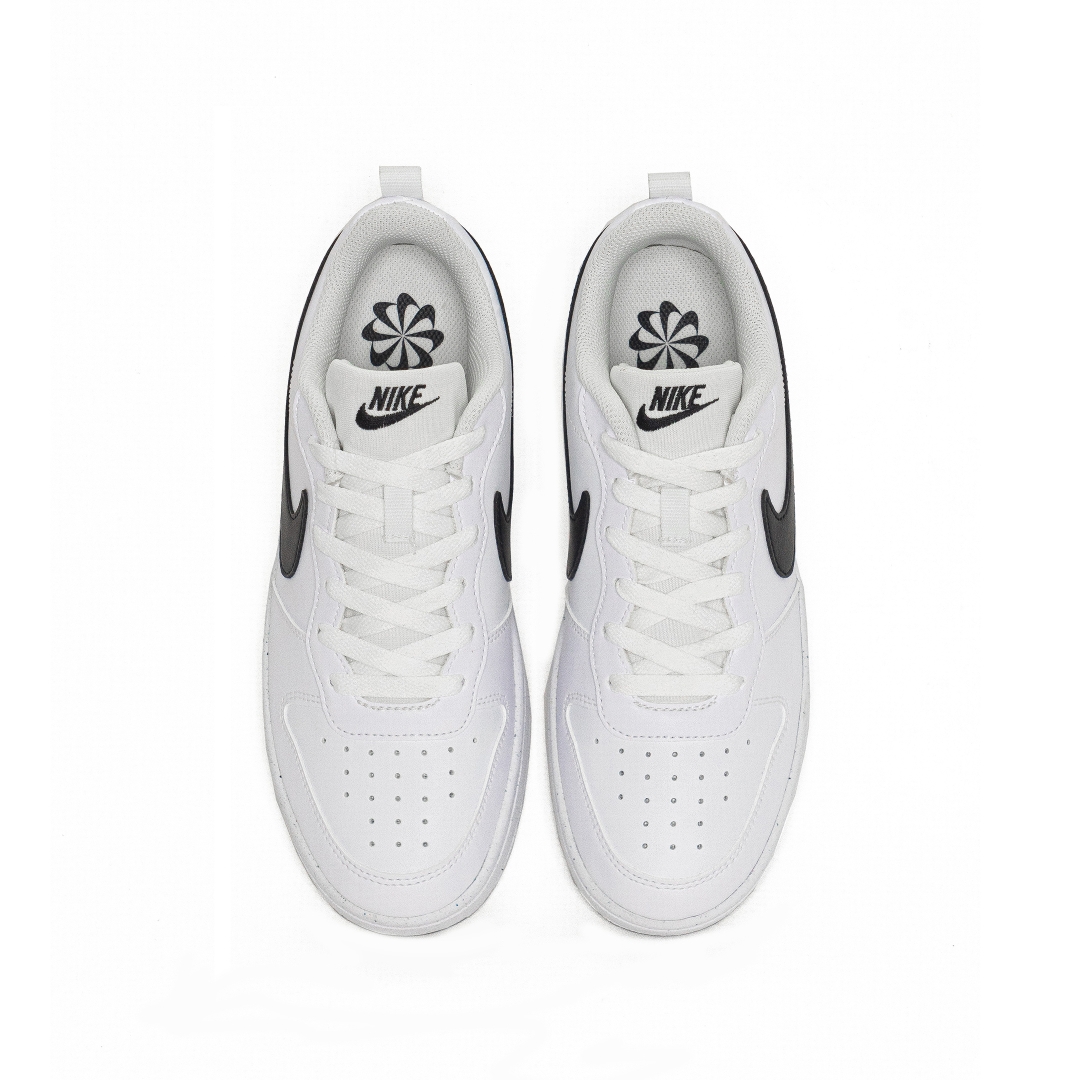 Nike Court Borough Low 2 White Black - BQ5448-104