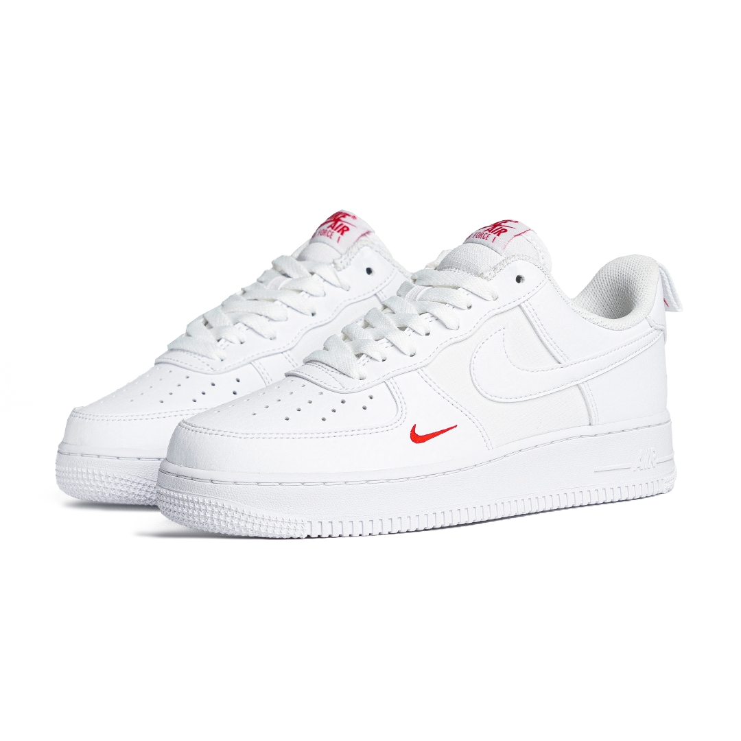 Af1 07 White University Red - FZ7187-100