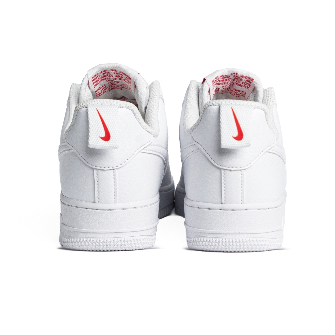 Af1 07 White University Red - FZ7187-100