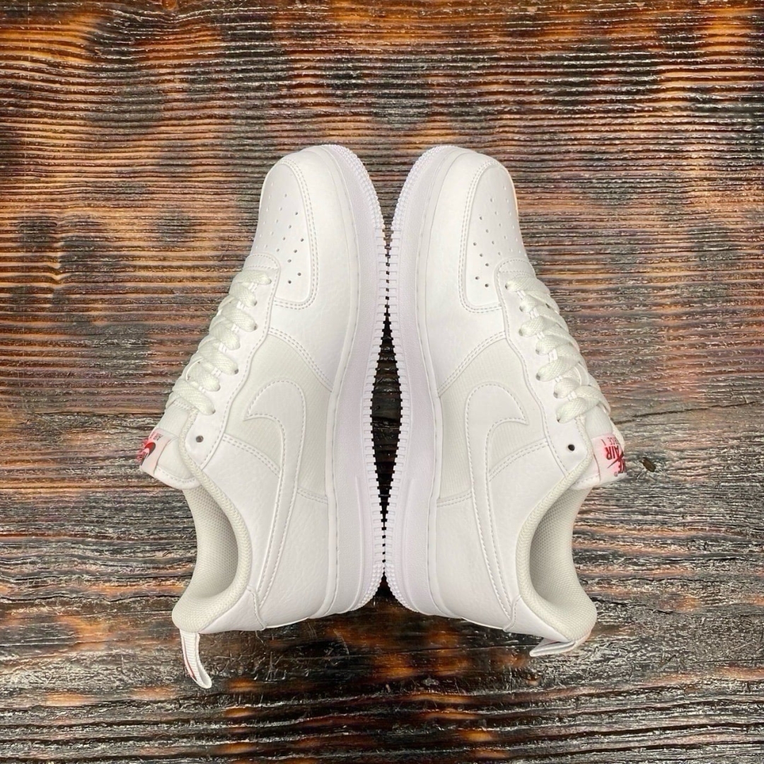 AF1 LOW WHITE UNIVERSITY RED DS