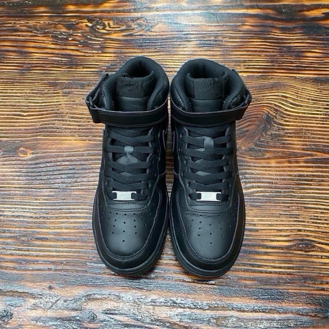 Af2218 - AF1 Mid All Black - 40