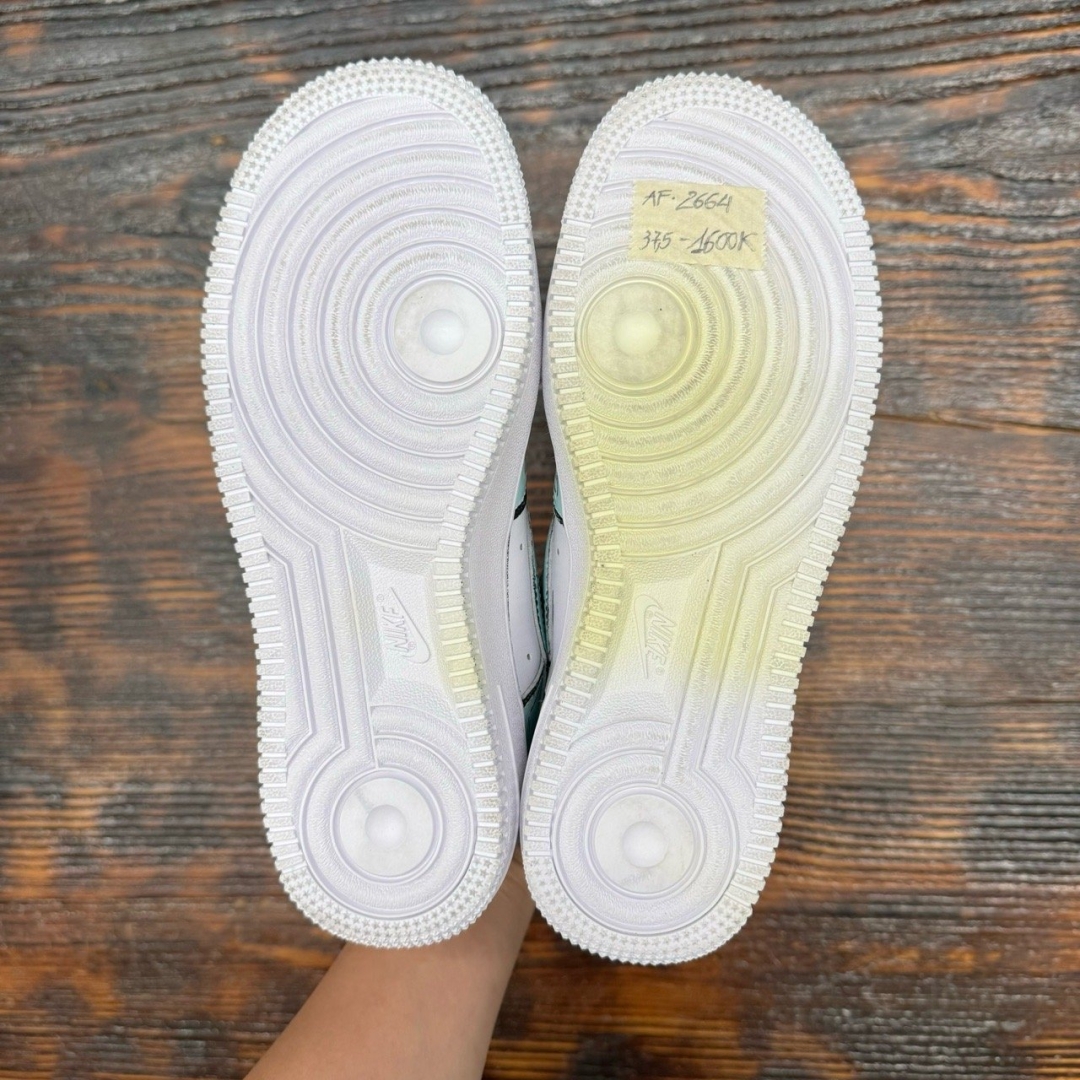 af2664 - AF1 Low White Custom - 37.5