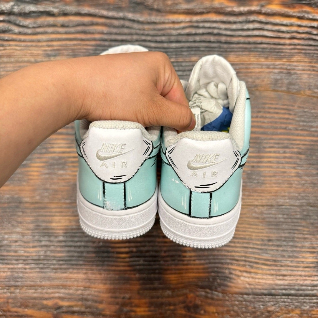 af2664 - AF1 Low White Custom - 37.5