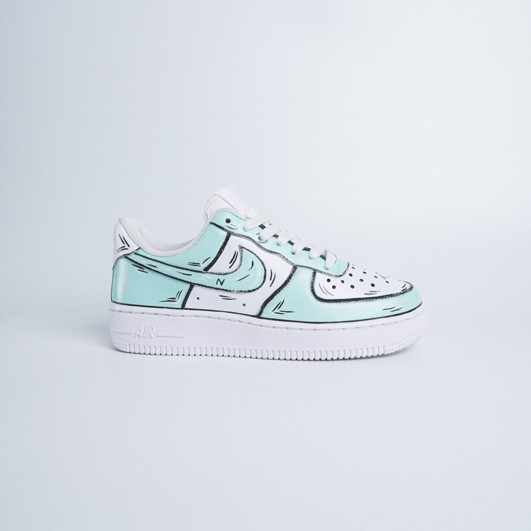 af2664 - AF1 Low White Custom - 37.5