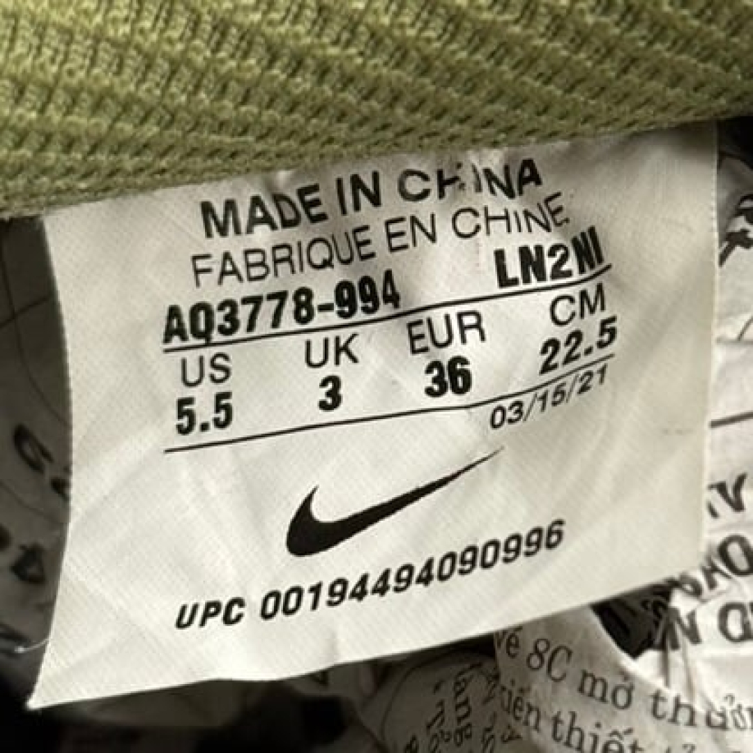 af2665 - Af1 Low By You White Green - 36