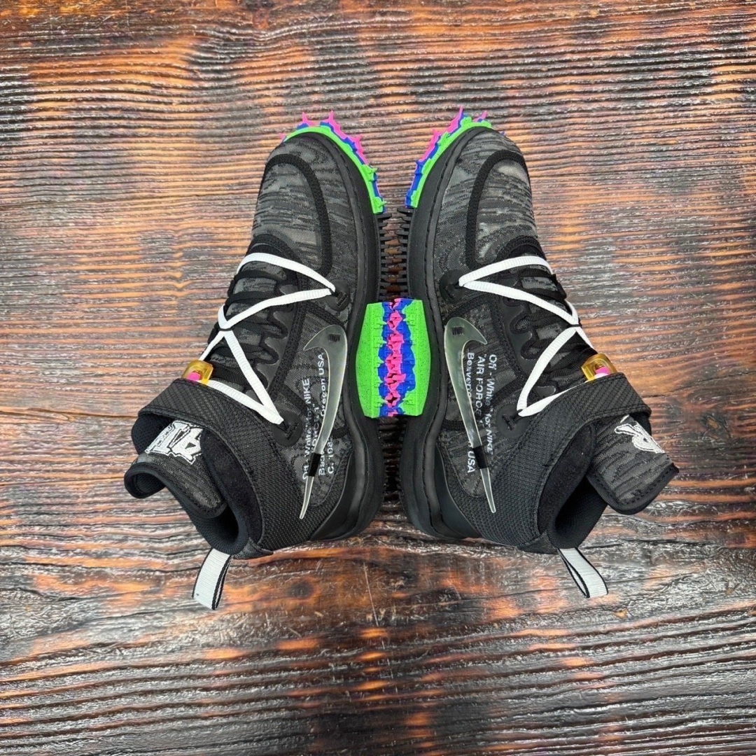 af2745 - AF1 Mid X OFF WHITE Black DS FB - 41