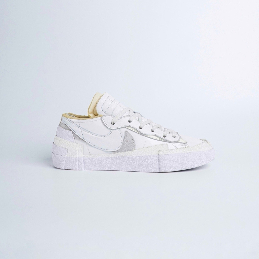 cs1798 - Blazer Low Sacai White Patent - 40.5