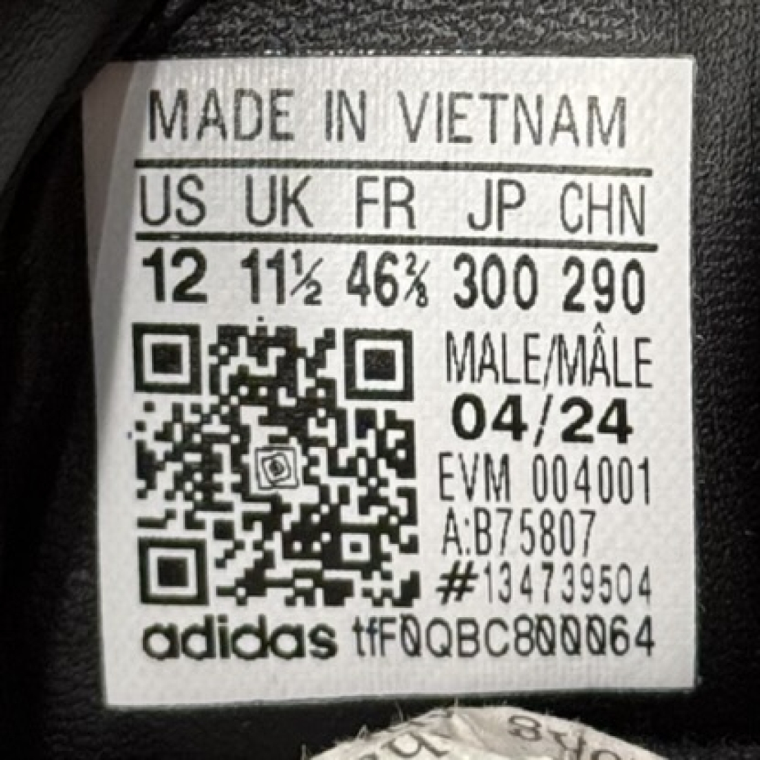 cs3706 - Samba OG Black FB - 46.5