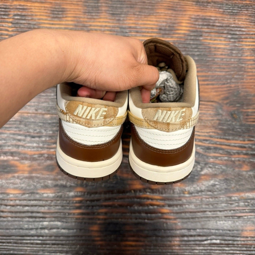 du410 - Dunk Low Plaid Brown - 36