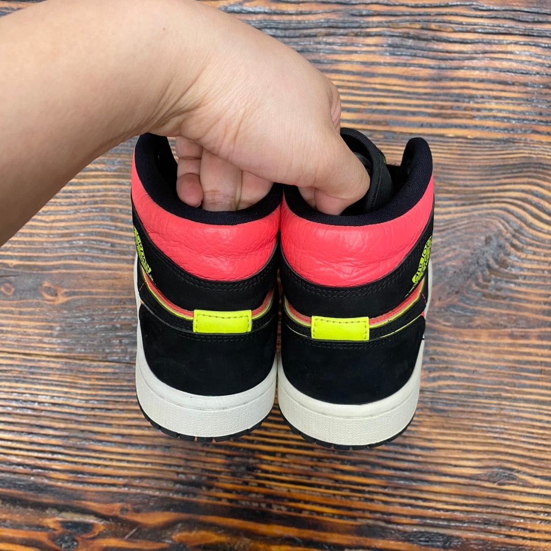 Jd1623 - 1s Mid Black Pink - 36.5