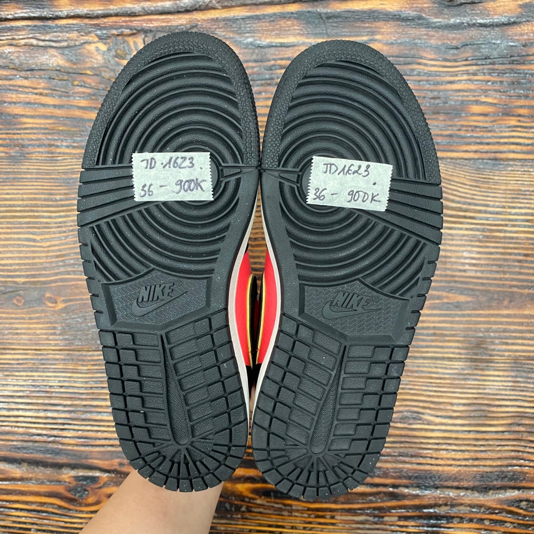 Jd1623 - 1s Mid Black Pink - 36.5