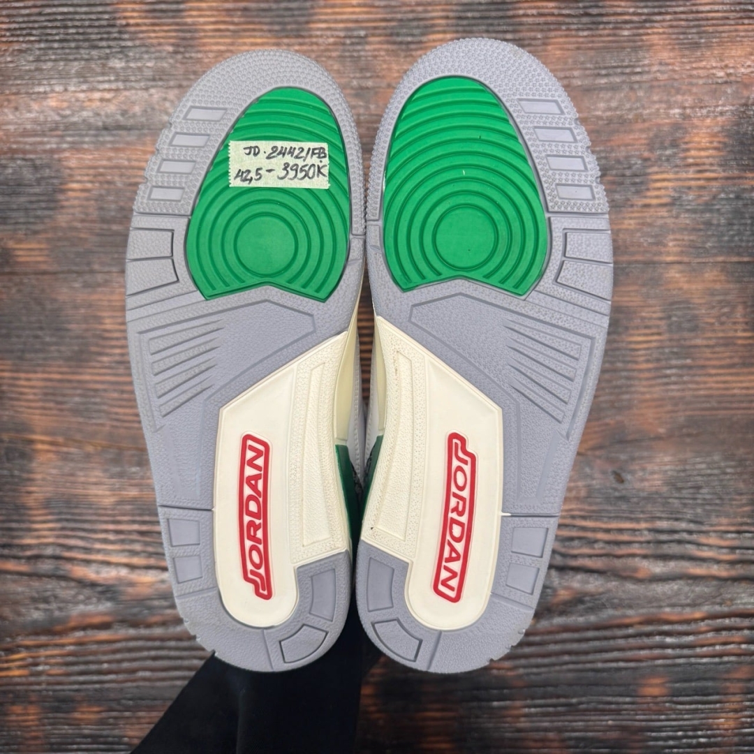 Jd2442 - Jordan 3 Lucky Green FB - 42.5
