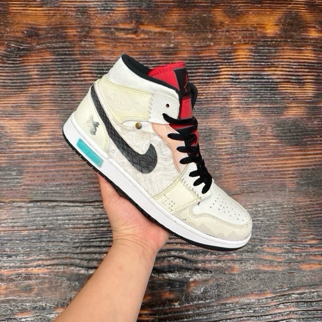 jd2744 - 1S Mid Bred Toe Cus - 43