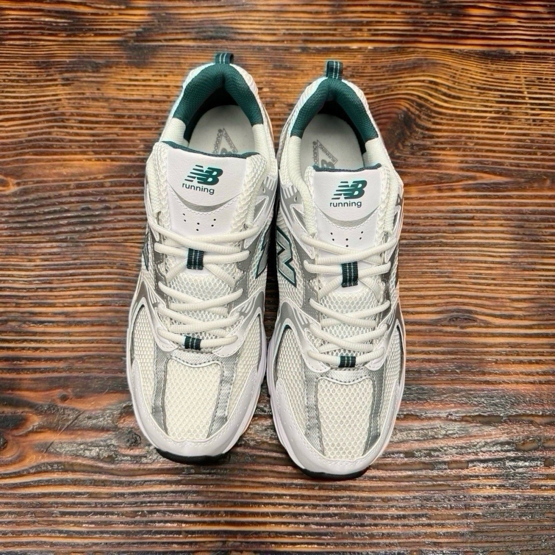 NBL530 WHITE SILVER GREEN DS