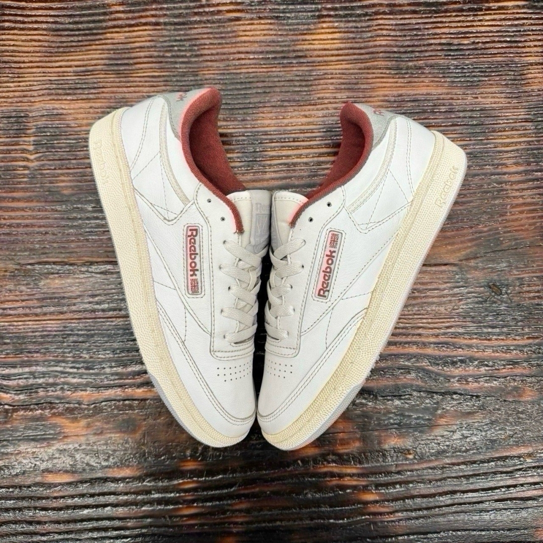 RB65 - Reebok Club C 85 White Red Ds - 40