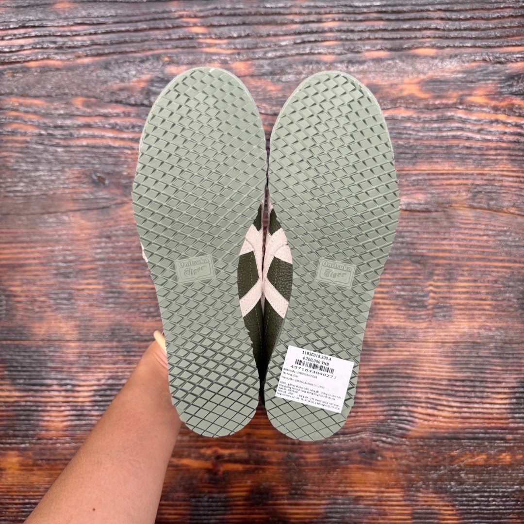 cs3983 - Onitsuka Tiger SD Vin Green Ivory DS FB - 36