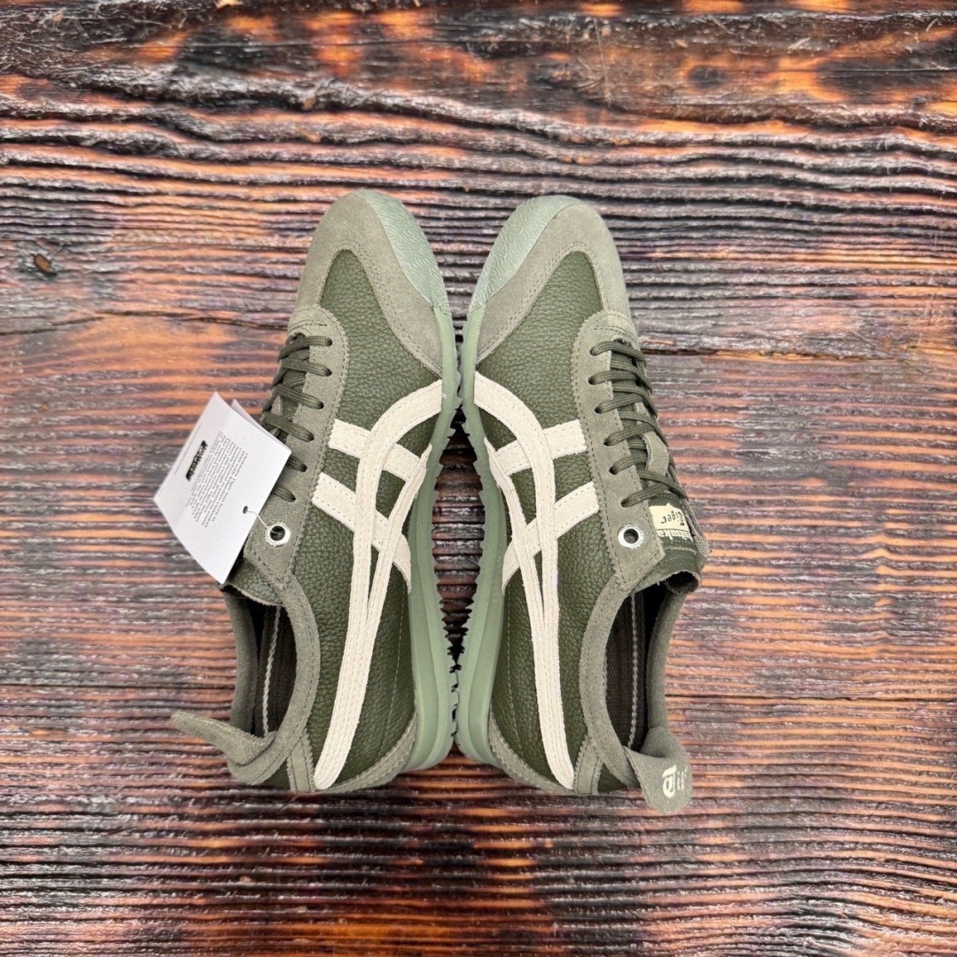 cs3983 - Onitsuka Tiger SD Vin Green Ivory DS FB - 36