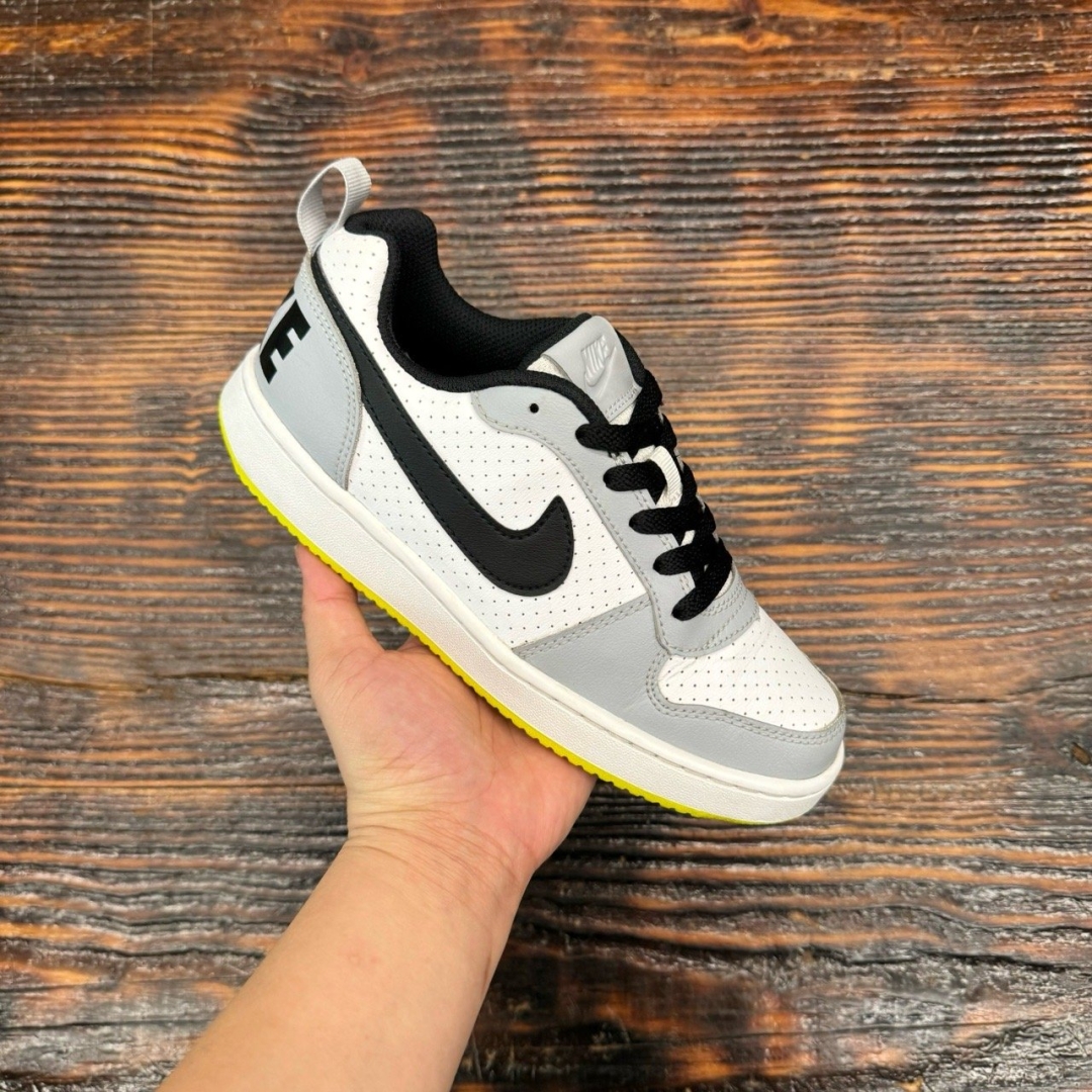 cs4008 - Nike Court Borough Black Wolf Grey - 36