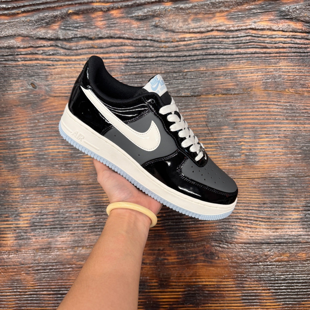 IB7676001 AF1 LOW BLACK IRON GREY DS