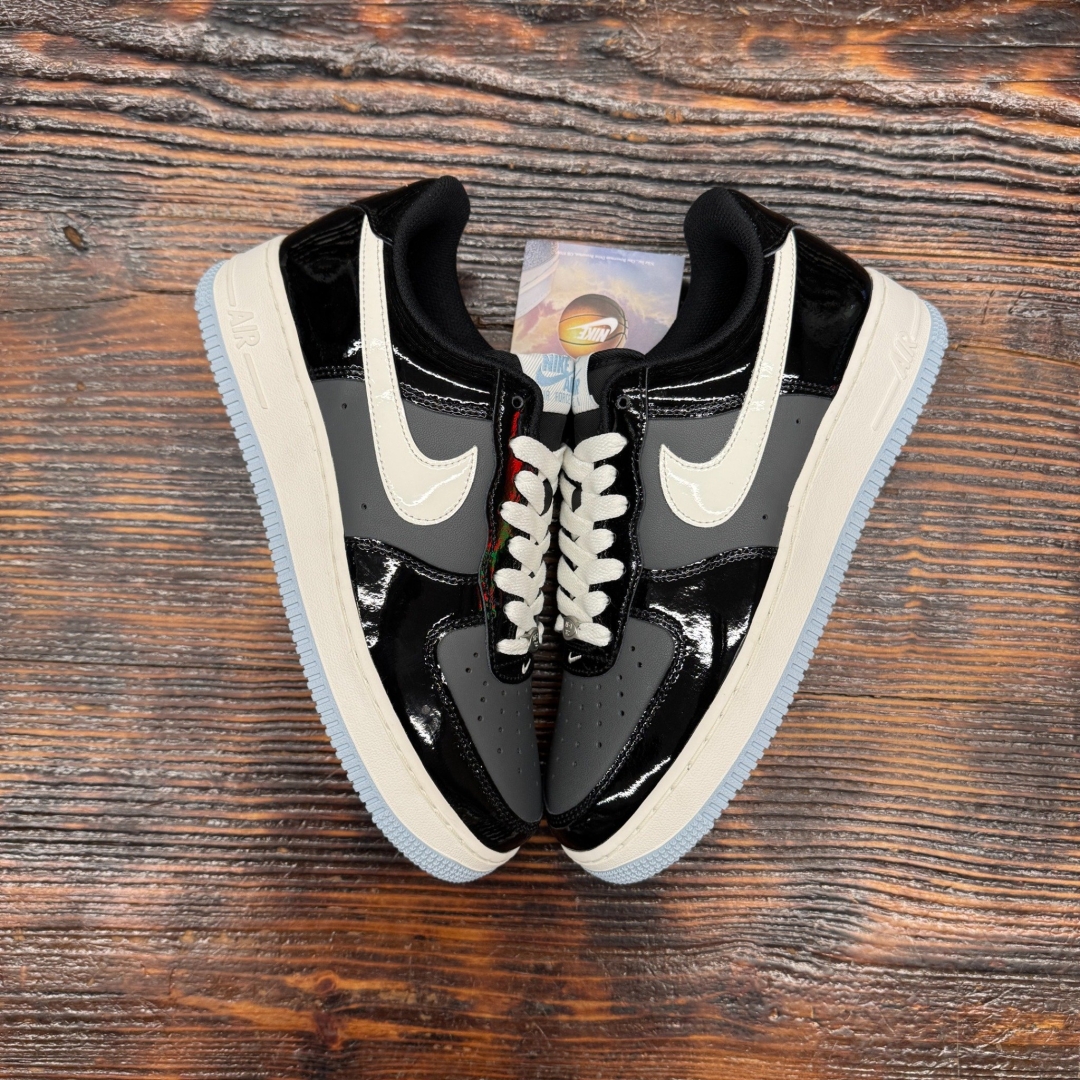 IB7676001 AF1 LOW BLACK IRON GREY DS