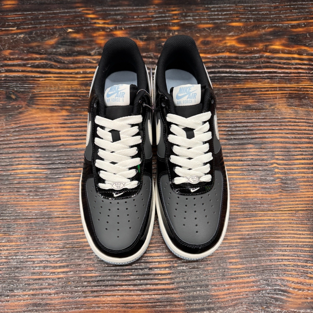 IB7676001 AF1 LOW BLACK IRON GREY DS