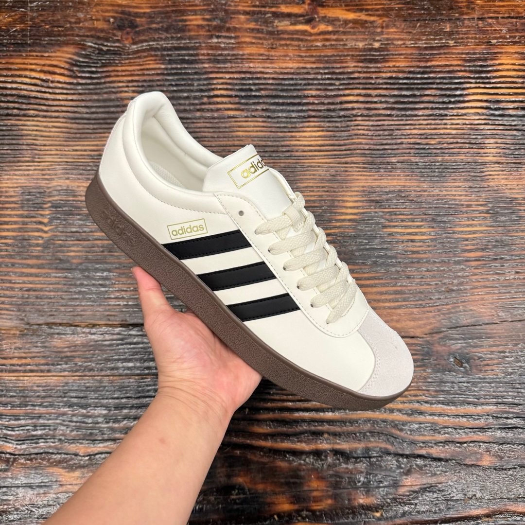 JI0497 - ADIDAS COURT VL 2.0 CREAM BLACK DS FB