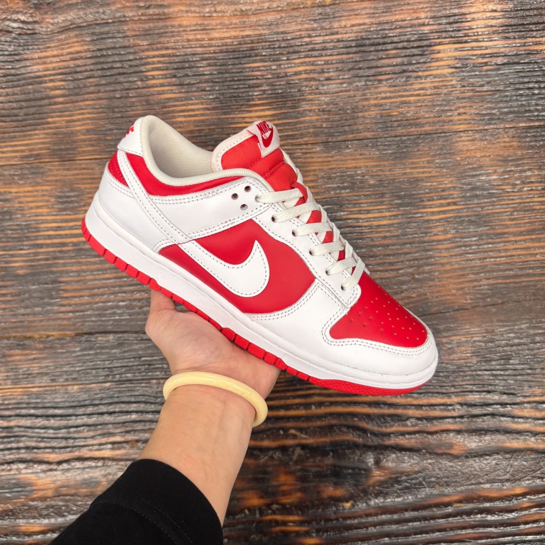 DU465 - NIKE DUNK WHITE UNIVERSITY RED DS FB - 40