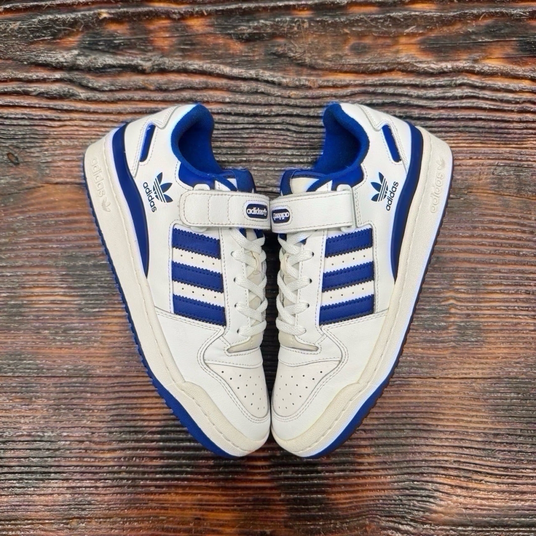 CS4147 - ADIDAS FORUM LOW WHITE BLUE - 41