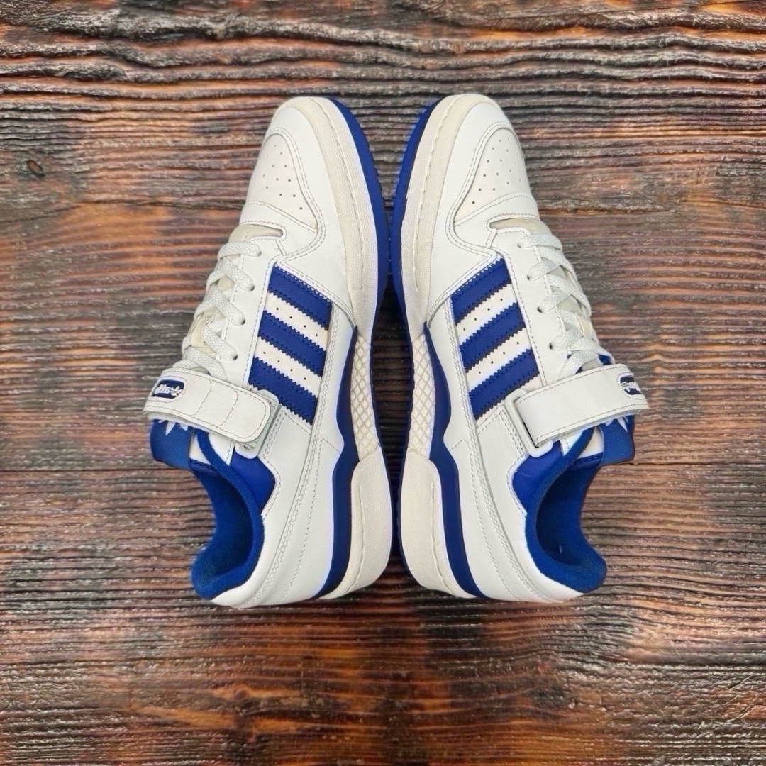 CS4147 - ADIDAS FORUM LOW WHITE BLUE - 41