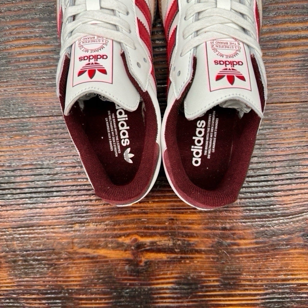 CS4165 - ADIDAS SAMBA WHITE BETTER SCARLET DS FB - 40