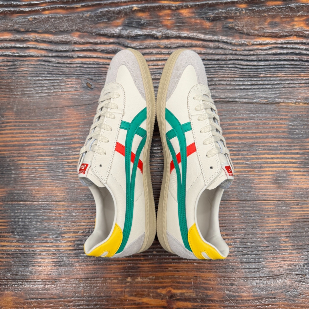 CS4187 - ONITSUKA TIGER TOKUTEN WHITE GREEN FB - 45
