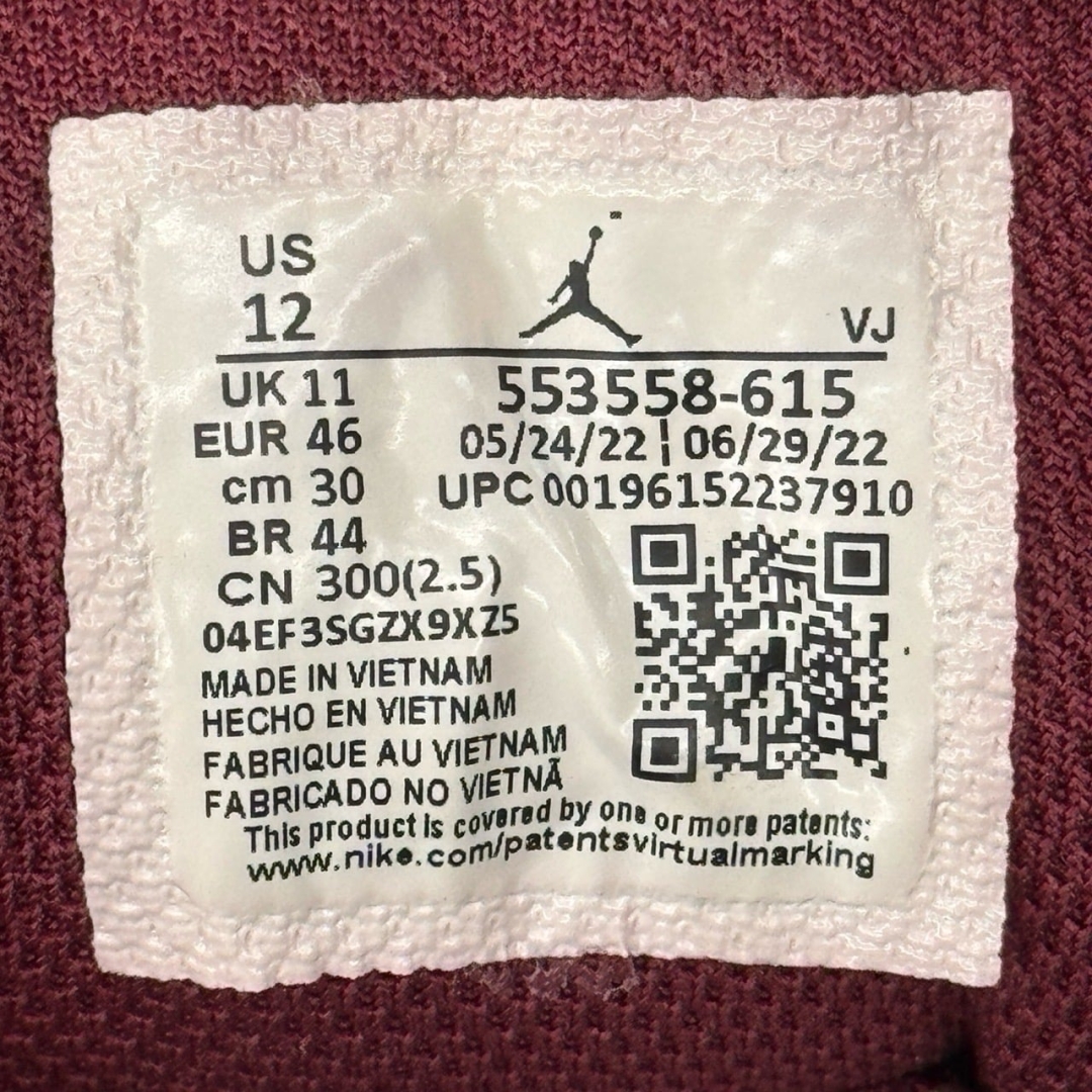 JD3204 - 1S LOW BORDEAUX - 46