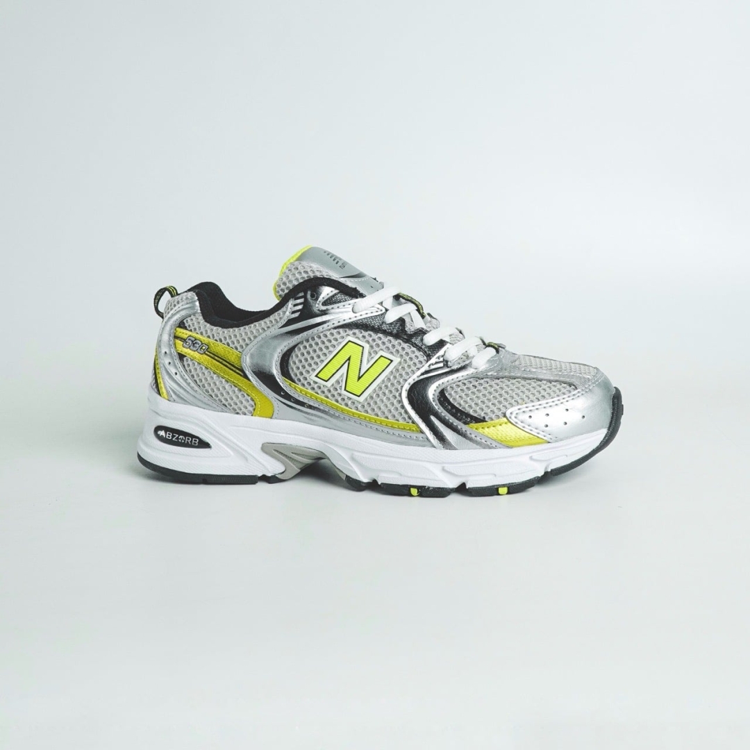 CS4243 - NEWBLANCE 530 RUNNING SILVER YELLOW DS - 38