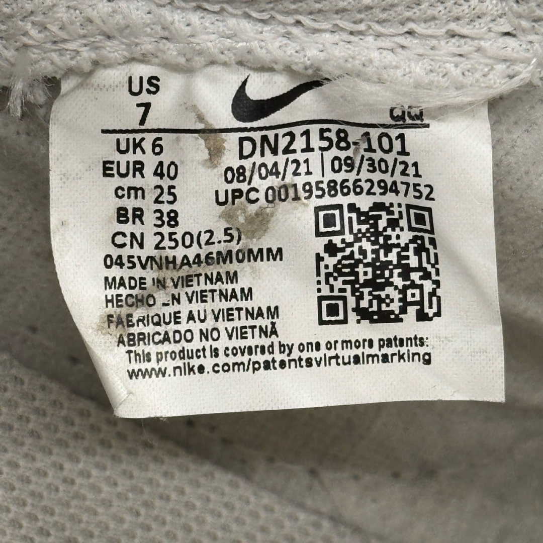 CS4279 - NIKE BLAZER LOW JUMBO WHITE BLACK - 40