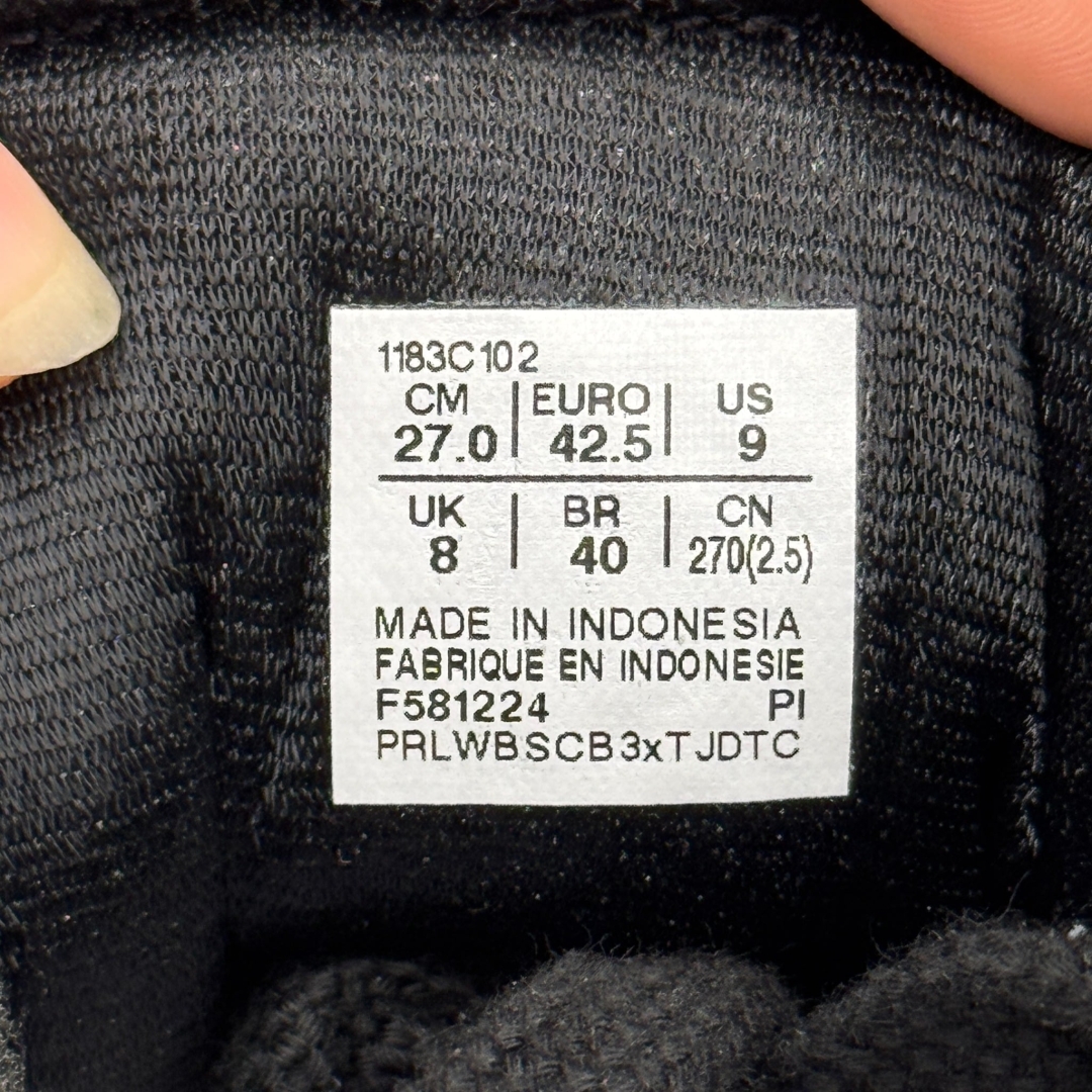 CS4338 - ONITSUKA TIGER MEXICO 66 BLACK WHITE DS FB - 42,5