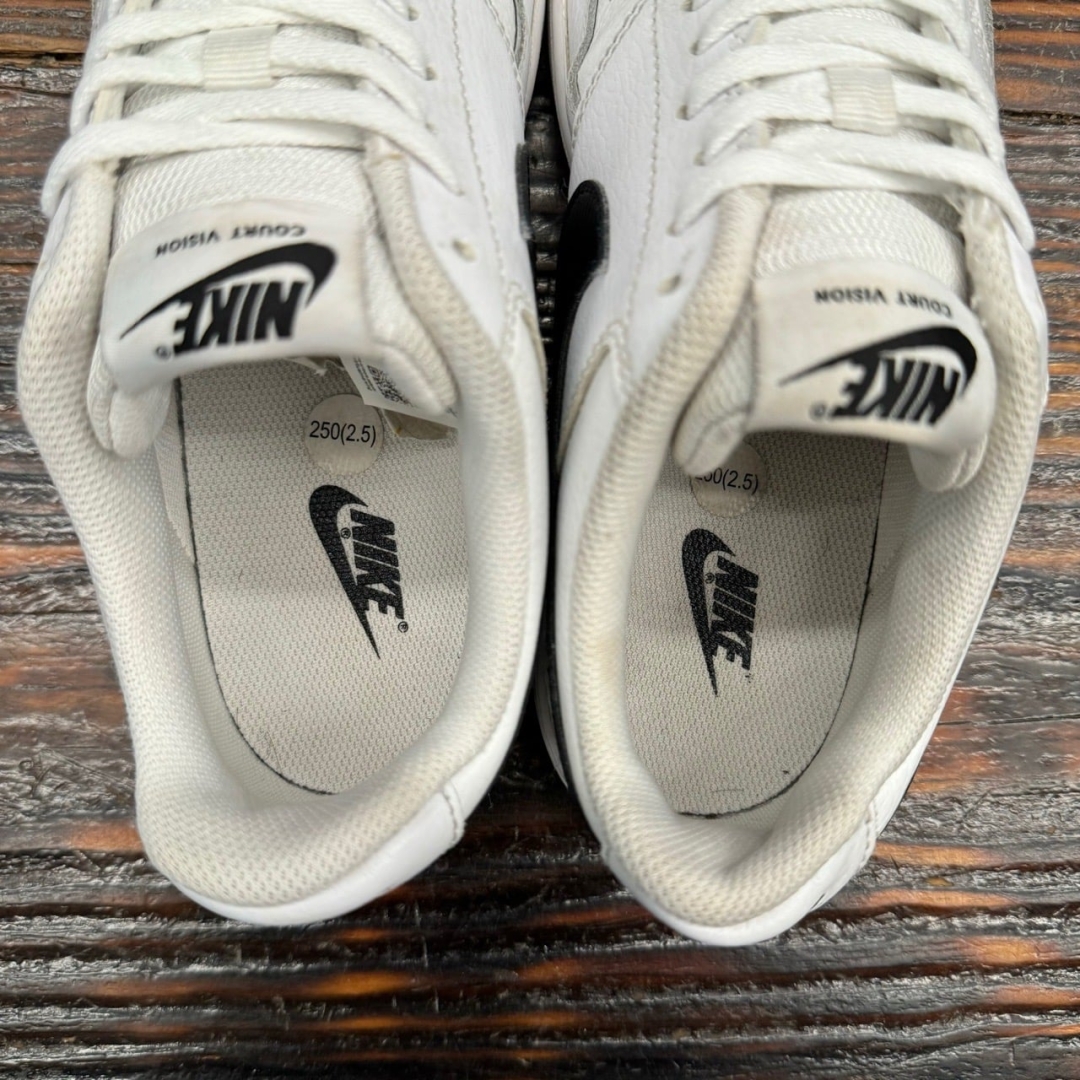 CS4352 - NIKE COURT VISION WHITE BLACK - 40