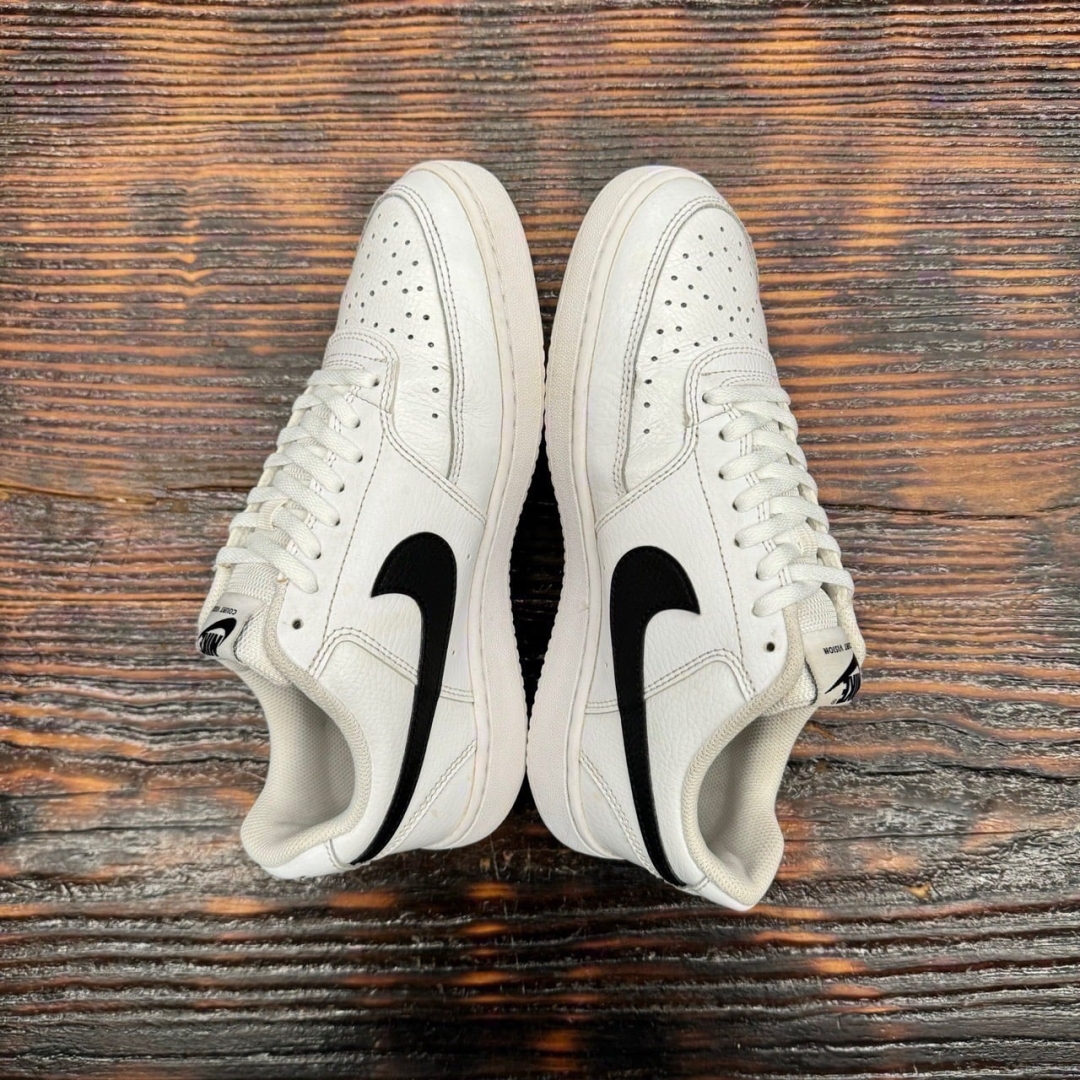 CS4352 - NIKE COURT VISION WHITE BLACK - 40