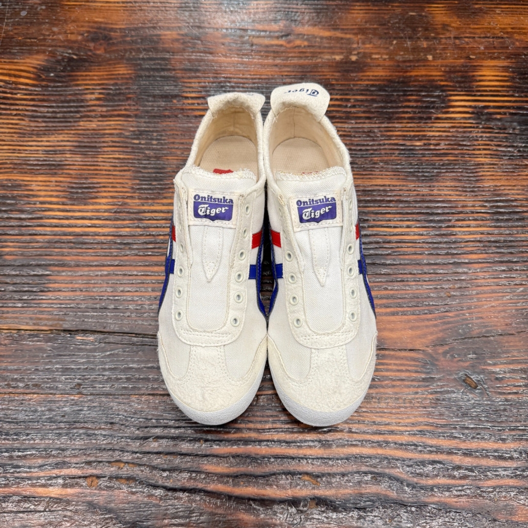 CS4382 - ONITSUKA TIGER MEXICO 66 SLIPON WHITE BLUE - 37,5