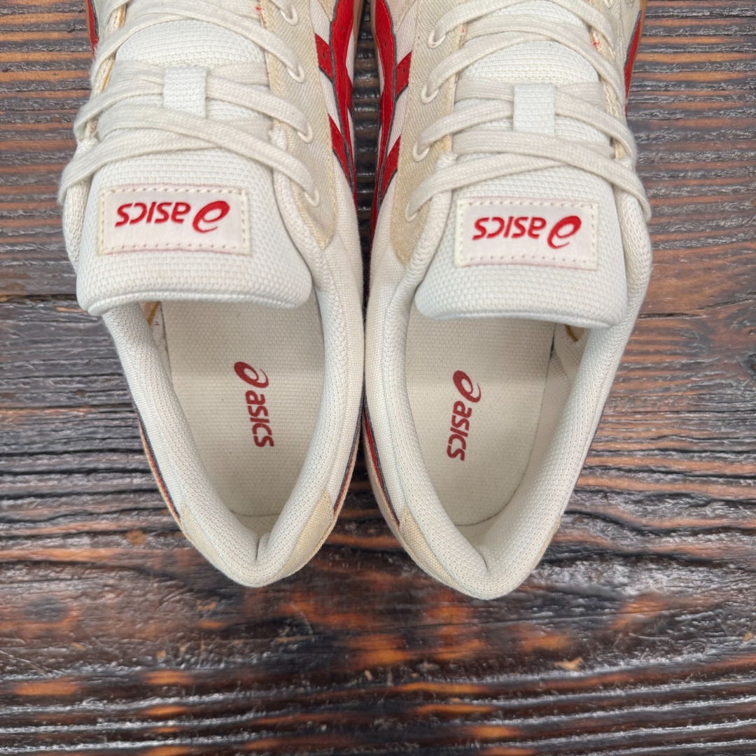 CS4393 - ASICS AARON WHITE RED - 46,5