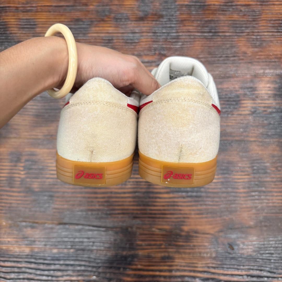 CS4393 - ASICS AARON WHITE RED - 46,5