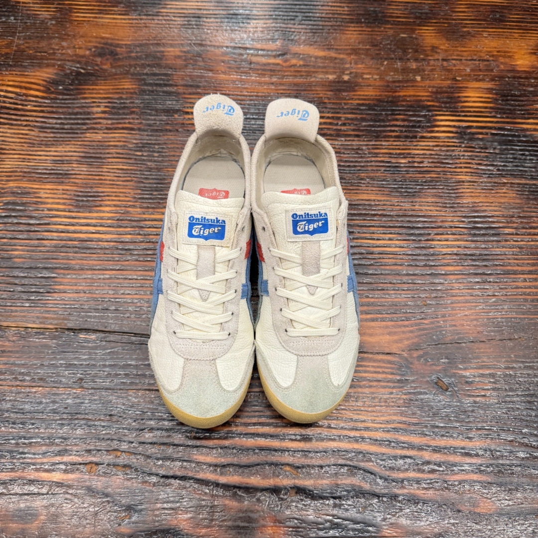 CS4413 - ONITSUKA TIGER MEXICO 66 VIN WHITE BLUE - 37,5