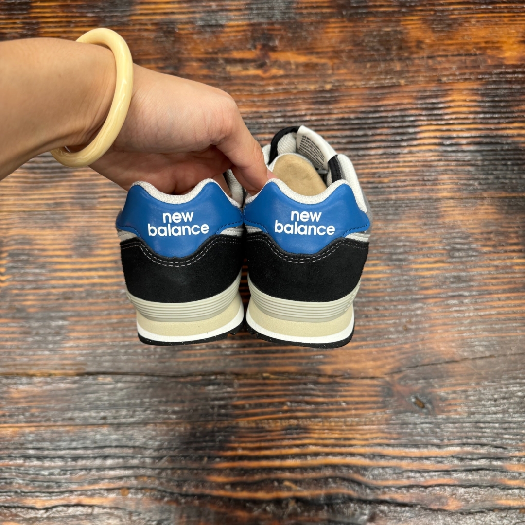 CS4452 - NEWBALANCE 574 BLACK BLUE DS FB